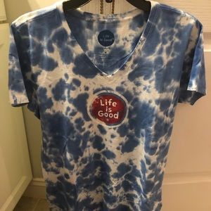 Life Is Good! Tye dye t-shirt!!